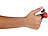 infactory 4er-Set Fingerklingeln mit verstellbarem Befestigungsband,Ø 36 mm infactory Sport-Klingeln