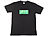infactory T-Shirt mit leuchtender LED-XL-Uhrzeit-Anzeige Größe L infactory LED-T-Shirts