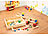 Playtastic 76-teiliger Kinder Baukasten mit Bauelementen aus Echtholz Playtastic Holz Baukästen