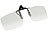 Somikon 3D-Aufsatz für Brillenträger, Polfilter, zirkular Somikon 3D-Brillen-Clips mit Polfilter für Brillenträger