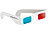 PEARL 3D-Brillen rot/cyan im praktischen 5er-Spar-Paket PEARL 3D-Brillen