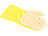 Schwamm-Handschuhe: PEARL Handschuh mit Polier-Pad aus Wollfasern, linkshändig