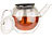 Cucina di Modena Doppelwandige Teekanne mit Aluminiumfilter, 600 ml Cucina di Modena Doppelwandige Glas-Teekannen mit Tee-Sieb