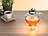 Cucina di Modena Tee-Set aus Glaskanne (1,5 l) mit Edelstahl-Sieb und Stövchen Cucina di Modena Glas-Teekannen mit Tee-Sieb und Stövchen