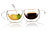 Teetassen: Cucina di Modena Doppelwandiges Kaffee- & Tee-Glas, 2er-Set