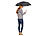 PEARL Ergonomischer Regenschirm mit versetztem Stock PEARL Ergonomische Regenschirme