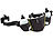 PEARL sports 2er-Set Trinkgürtel mit 2 Flaschen und Bauchtasche PEARL sports Trinkgürtel