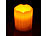 Lunartec LED-Echtwachskerze "Glow by Blow" mit Luftzug-Sensor, 10 cm Lunartec LED-Echtwachskerzen mit beweglicher Flamme und Ausblasfunktion
