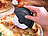 Rosenstein & Söhne Jumbo Pizzaschneider mit scharfer 10-cm-Klinge aus Edelstahl Rosenstein & Söhne Pizzaschneider