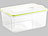 Rosenstein & Söhne Vakuumier-Box mit Deckel f. Handvakuumierer, 2,6 L., 25x16,5 cm,2erSet Rosenstein & Söhne Vakuum-Behälter für Handvakuumierer