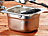 Cucina di Modena Abklopfbehälter für Kaffeesatz, Edelstahl Cucina di Modena Abklopfbehälter