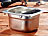 Cucina di Modena Abklopfbehälter für Kaffeesatz, Edelstahl Cucina di Modena Abklopfbehälter