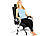 newgen medicals Ultrabequemer Bürostuhl, Rücken Knet Massage & Sitzflächen Vibration newgen medicals Massagestühle