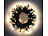 Lunartec 2er-Set LED-Lichterketten mit 100 LEDs, Timer, Batterie, warmweiß, 10m Lunartec