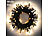 Lunartec LED-Lichterkette mit 100 LEDs, Timer, Batterie, warmweiß, 10 m, IP44 Lunartec