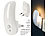 Lunartec LED-Steckdosen-Nachtlicht mit Bewegungsmelder & Dämmerungs-Sensor Lunartec
