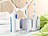 newgen medicals Zahnpflege-Set mit 10 Aufsätzen, Spiegel & Munddusche newgen medicals Mundpflege Center