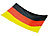 PEARL Deutschlandfahne 150 x 90 cm aus reißfestem Polyester PEARL