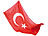 PEARL Länderflagge Türkei 150 x 90 cm aus reißfestem Nylon PEARL