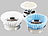 newgen medicals Wellness- & Massage-Duschset: Duschkopf & 3 Aufsätze newgen medicals Handbrausen