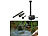Royal Gardineer Teichpumpe "Fontaine" mit 4 Wasserspiel-Aufsätzen, 230 Volt Royal Gardineer Wasserpumpen für Gartenteiche, Zimmerbrunnen und Aquarien