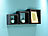 Carlo Milano 3er-Set Quadratische Wandregale, bis 25 x 25 x 9 cm, schwarz Carlo Milano Quadratische Wandregal-Sets
