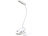 Lunartec 2er-Set Schwanenhals-Klemm-Lampen, 3-Watt-COB-LED und Akku, USB Lunartec Akku Klemmleuchten