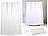 BadeStern Textil Anti-Schimmel-Duschvorhang weiß, 180 x 200 cm, 12 Ringe BadeStern Anti-Schimmel-Duschvorhänge