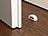 AGT 4er-Set magnetische Türstopper, selbstklebend, weiß AGT Türstopper mit Magnet-Halterung