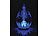 Lunartec Mundgeblasene LED-Glas-Ornamente in Tropfenform, 2er-Set Lunartec LED Weihnachtsbaumkugeln