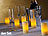 Lunartec Akku Echtwachs-LED-Kerzen mit Ladestation Lunartec Akku Echtwachs-LED-Kerzen mit Ladestation