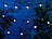 Lunartec Party-Lichterkette, 20 weiße LEDs in Glühbirnenform, 8 W, 13 m, IP44 Lunartec