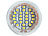 Luminea LED-Spotlight mit Glasgehäuse, GU5.3, 1,5 Watt, 12 V, 180 lm, weiß Luminea LED-Spots E27 (neutralweiß)