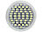 Luminea SMD-LED-Lampe, GU10, 48 LEDs, warmweiß, 250 lm, 4er-Set