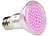 Blumenlampe: Lunartec LED-Pflanzenlampe mit 48 LEDs, 50 Lumen, E27