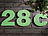Lunartec Nachleuchtende Hausnummer "Ziffer 0" Lunartec Selbstleuchtende Hausnummern