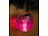 Lunartec Wetterfeste Solar-Baumkugel mit LED-Farbwechsler für draußen Lunartec LED Weihnachtsbaumkugeln