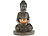 Lunartec Solar-LED Deko Lampe Buddha für Garten & Terrasse, 28 cm Lunartec Gartendeko Solar-Buddhas