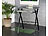 Carlo Milano Eleganter Computer-Glastisch "GD-3060 Black" mit Auszug Carlo Milano