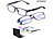 infactory 2er Pack Bildschirm-Brille mit Blaulicht-Filter, +3,0 Dioptrien infactory Bildschirm-Brillen mit Blaulicht-Filter