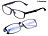 infactory 2er Pack  Bildschirm-Brille mit Blaulicht-Filter, 0 Dioptrien infactory
