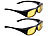 PEARL 2er-Set Überzieh-Nachtsichtbrillen "Night Vision Pro" PEARL