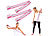 Speeron 2er-Set Fitnessbänder - Gummibänder mit Handschlaufen, 85 cm Speeron Pilates Fitnessbänder