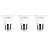 Luminea 3er-Set LED-Lampen E27, 8 W (ersetzt 75 W), 806 Lumen, warmweiß Luminea