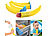 Eis-am-Stil-Formen: PEARL 5er-Set Silikon-Form "Eis Banane" - Speiseeis ganz schnell und einfach