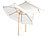 Royal Gardineer 2er-Set neigbare Sonnenschirme mit Holzgestell, Ø 3 m, beige Royal Gardineer