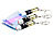 PEARL 3er-Set 3in1-Laserpointer mit UV-Licht und LED-Taschenlampe PEARL 3in1-Taschenlampen, Laserpointer und UV-Lichter