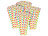 Papierstrohhalme: PEARL 400 Retro Papier-Trinkhalme in 4 Farben, gestreift, lebensmittelecht