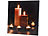 infactory LED-Leinwandbild mit romantischem Kerzenflackern "Modern Times" infactory