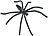 infactory Halloween Deko-Spinnennetz mit 10 Spinnen infactory Halloween-Dekoration Spinnennetze